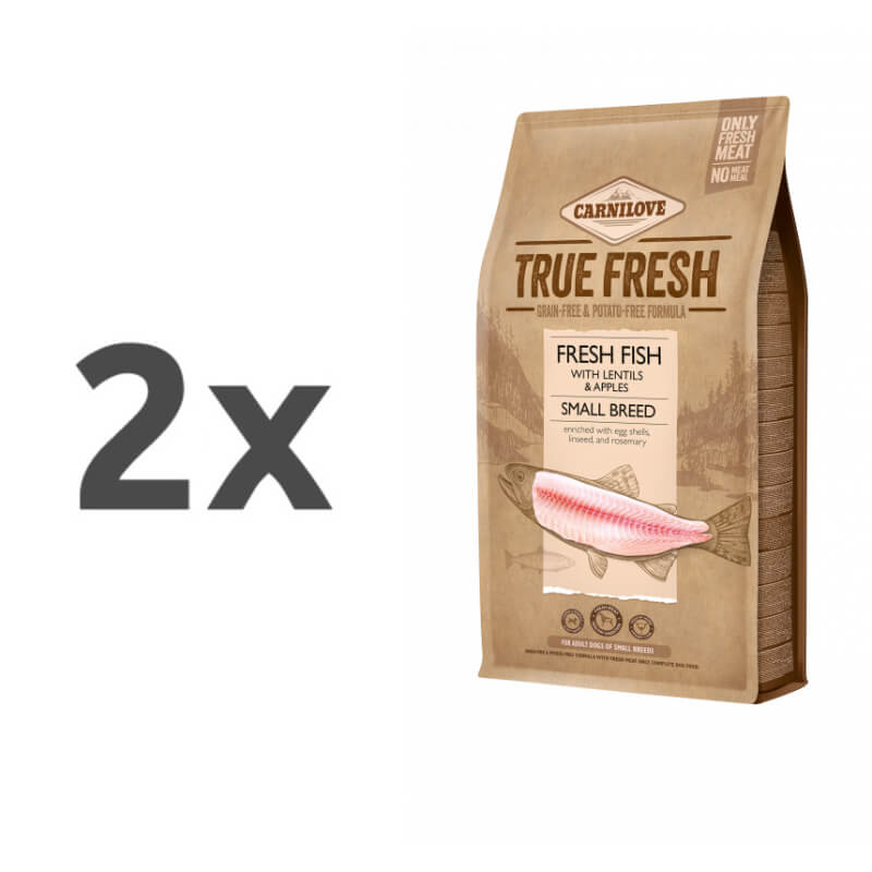 Carnilove Dog Small Adult True Fresh - riba - 2 x 11,4 kg