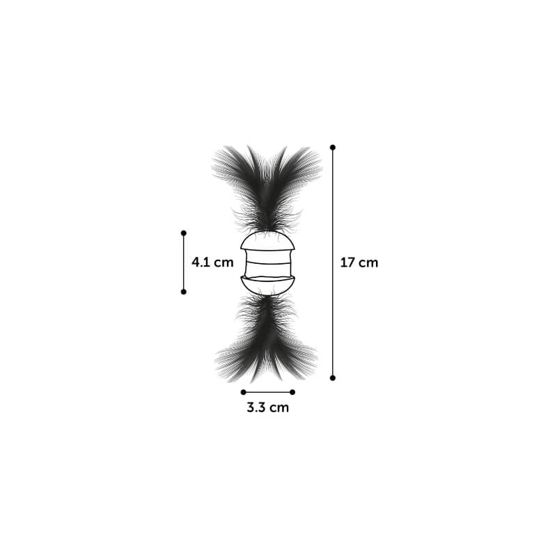 Flamingo Howi TPR igrača s perjem, mešane barve - 17 cm (3)
