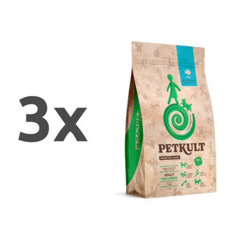 Petkult Sensitive Care Adult, mini - riba - 3 x 3 kg