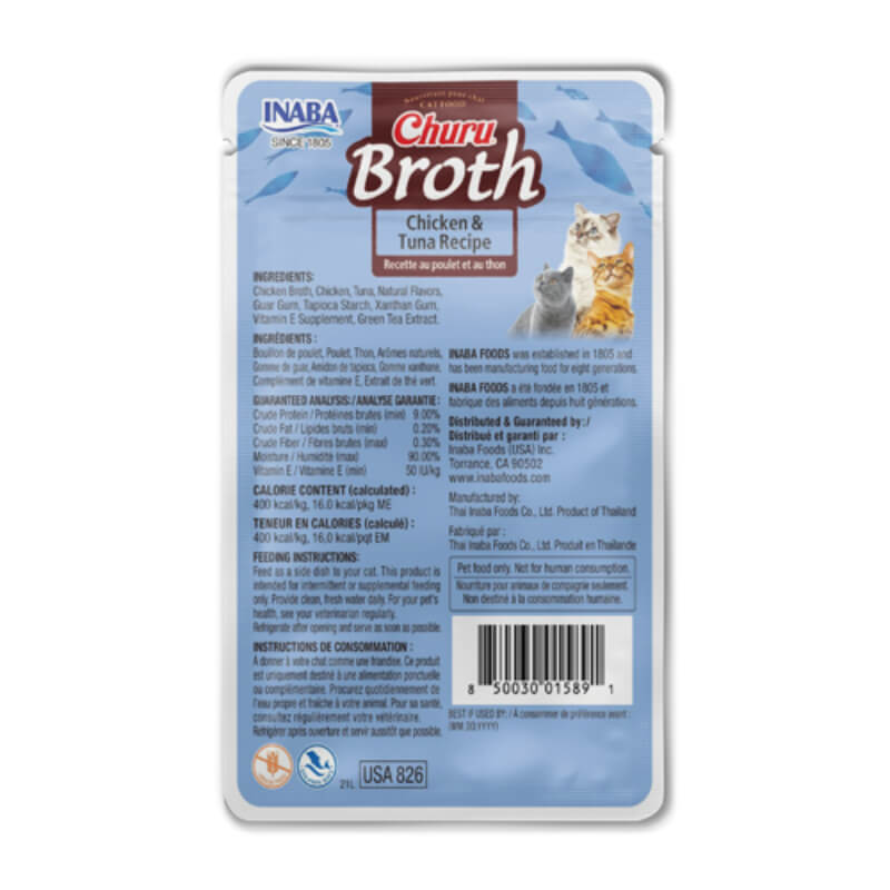 Inaba Cat Churu Broth, piščanec in tuna - 40 g (2)