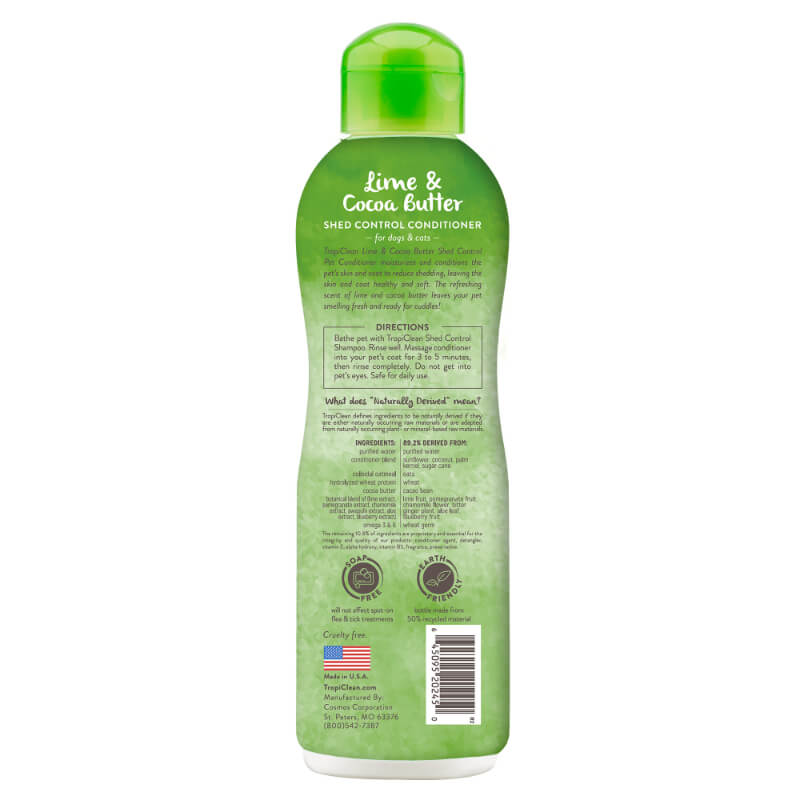 TropiClean Shed Control balzam za dlako, limeta in kokosovo maslo - 355 ml (2)