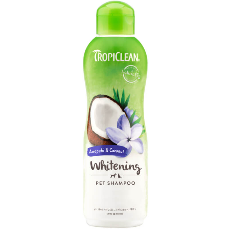 TropiClean Whitening šampon za belo dlako, awapuhi in kokos - 355 ml