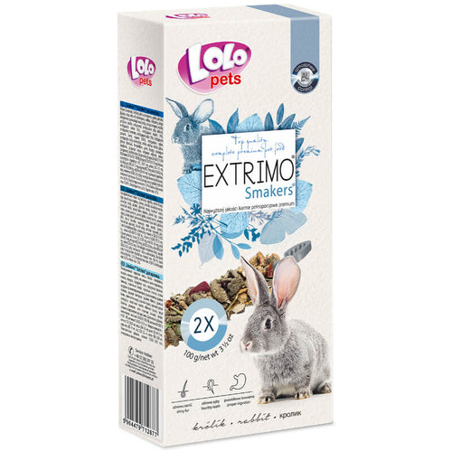 Lolo Extrimo Smakers kreker za kunce, 2 kos - 100 g