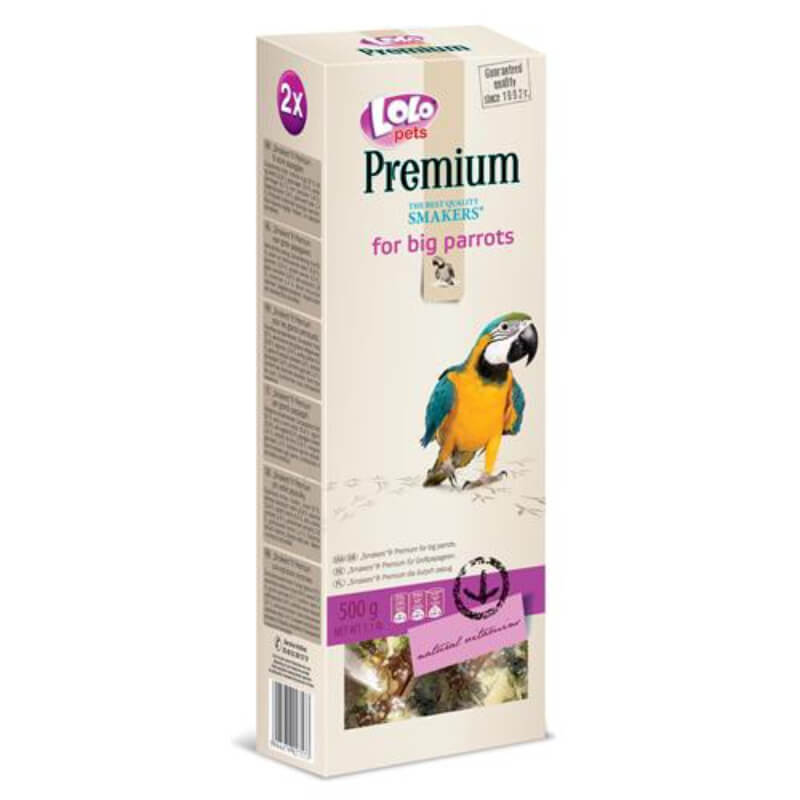 Lolo Premium Smakers kreker za velike papige, 2 kos - 65 g