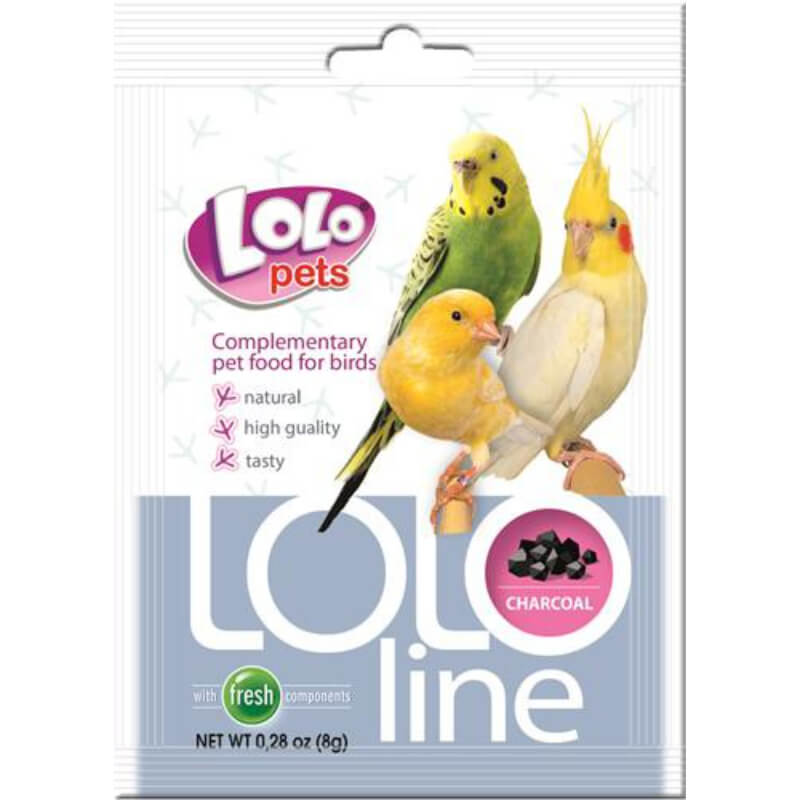 Lolo Line dodatek za ptice z ogljem - 8 g