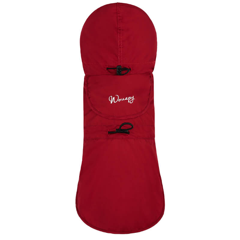 Wouapy dežni plašč Essentiel - rdeč - 50 cm