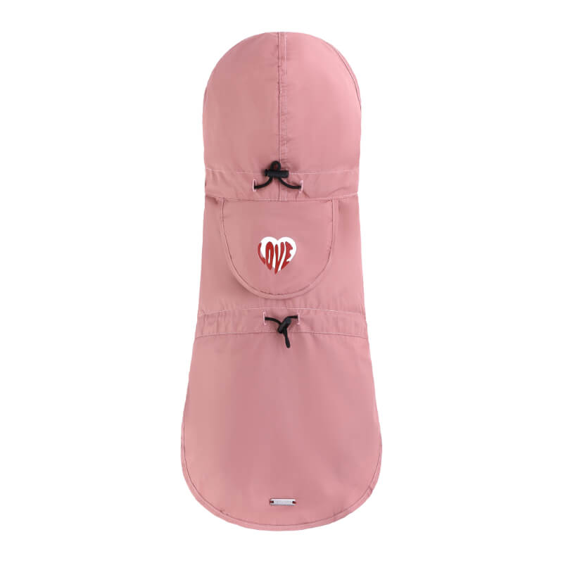 Wouapy dežni plašč Essentiel - roza - 35 cm