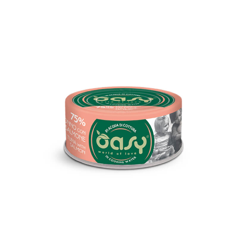Oasy More Love Adult tuna in losos v juhi, konzerva - 70 g - 70 g