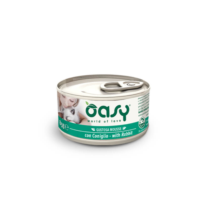 Oasy Tasty Mousse Adult zajec, mousse v konzervi - 85 g - 85 g