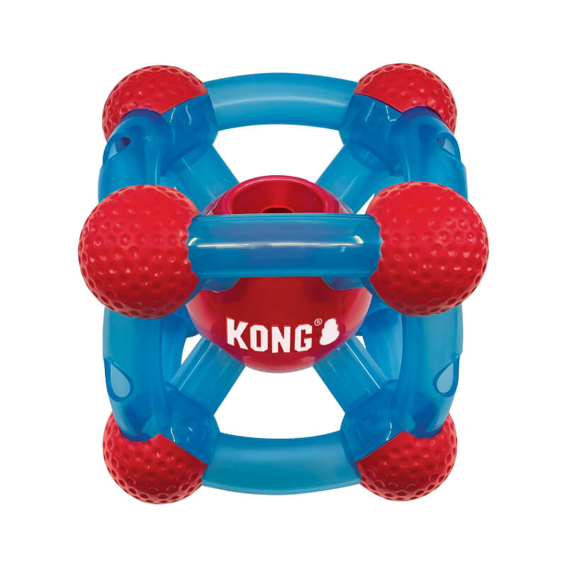 KONG miselna igrača TinkerRewards M/L, modro rdeča - 13,97 x 13,97 x 13,97 cm