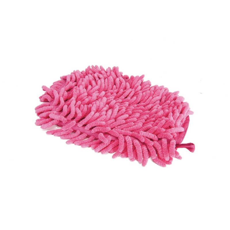 Camon brisača z mikrofibro v obliki rokavice, roza - 23 x 16,5 cm (2)