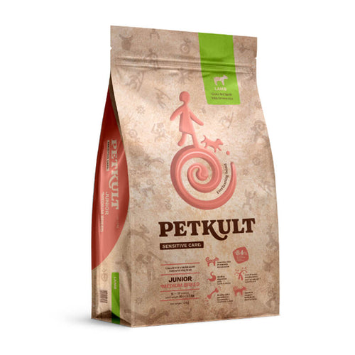 Petkult Sensitive Care Junior, medium - jagnjetina - 12 kg