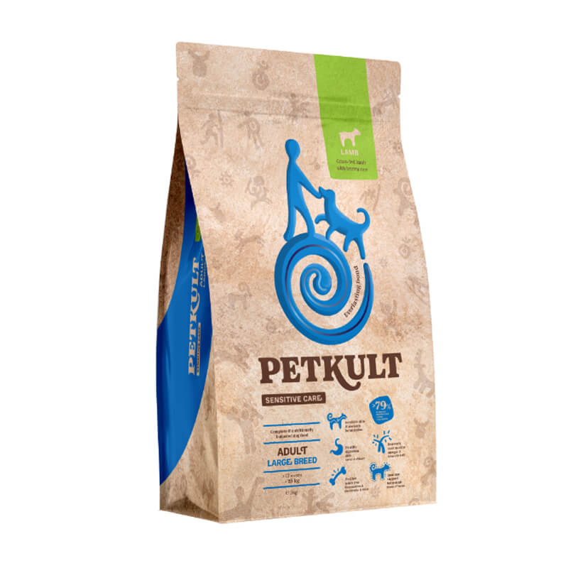 Petkult Sensitive Care Adult, large - jagnjetina - 3 kg