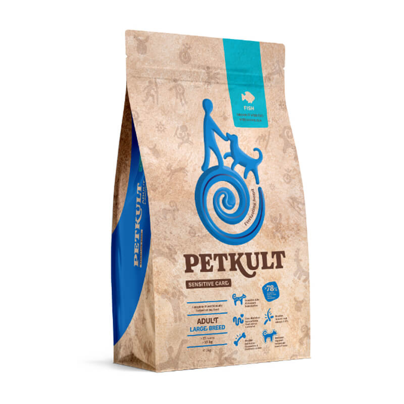 Petkult Sensitive Care Adult, large - riba - 3 kg