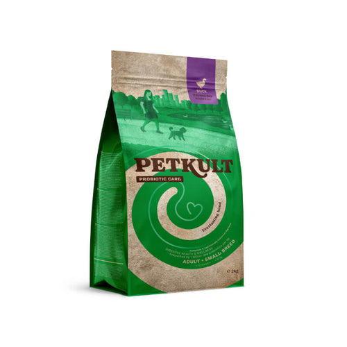 Petkult Dog Probiotics Adult Small - raca in rjavi riž - 2 kg