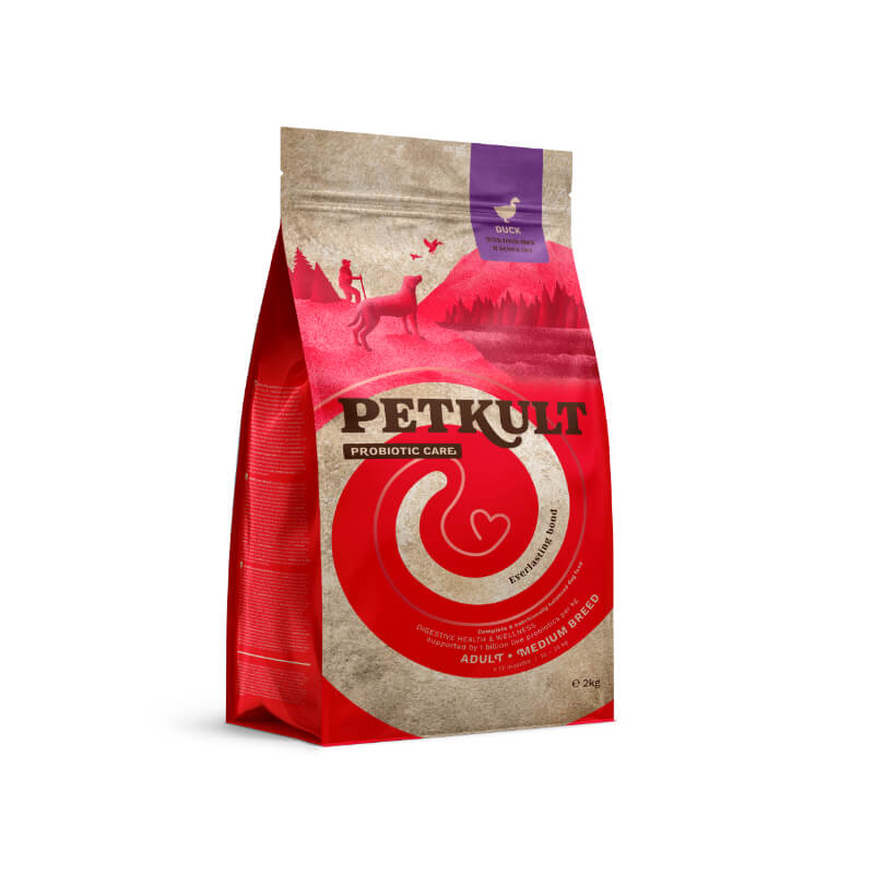 Petkult Dog Probiotics Adult Medium - raca in rjavi riž - 2 kg