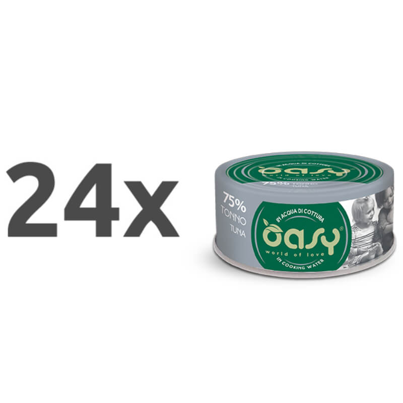Oasy More Love Adult tuna v juhi, konzerva - 70 g - 24 x 70 g