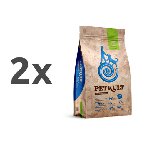Petkult Sensitive Care Adult, large - jagnjetina - 2 x 12 kg