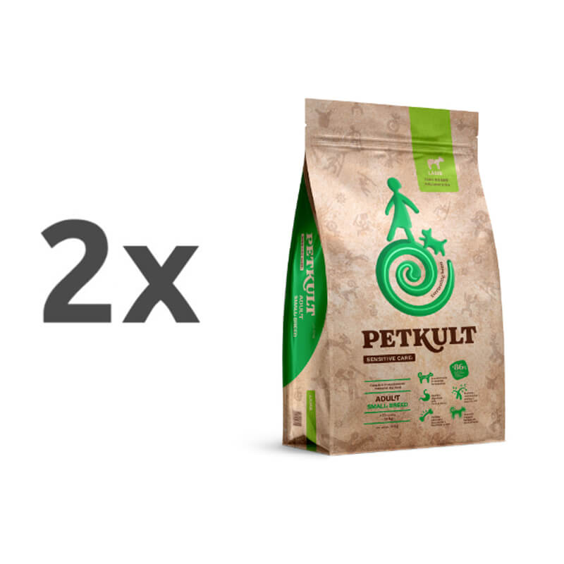 Petkult Sensitive Care Adult, mini - jagnjetina - 2 x 12 kg