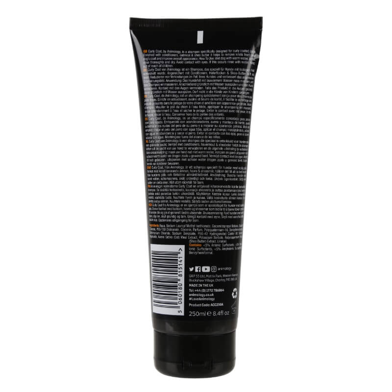 Animology Curly Coat šampon za kodrasto dlako - 250 ml (2)