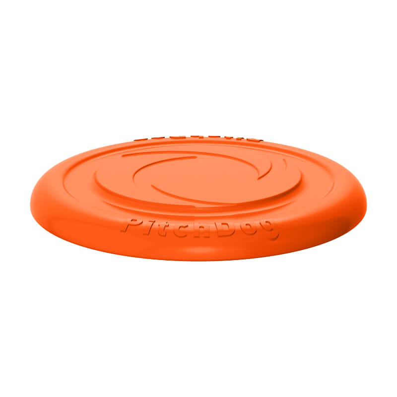 PitchDog frizbi iz vzdržljive pene, oranžen - 24 cm (2)