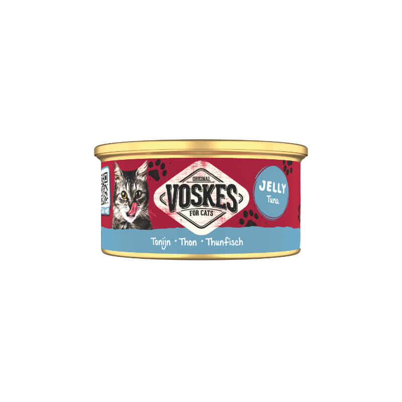 Voskes Adult tuna v želeju, konzerva - 85 g