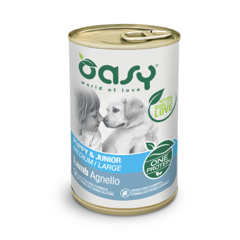Oasy One Protein Puppy paté - jagnjetina - 400 g
