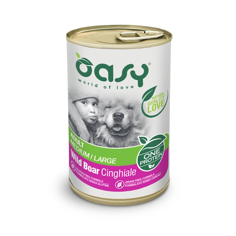 Oasy One Protein Adult paté - divji prašič - 400 g