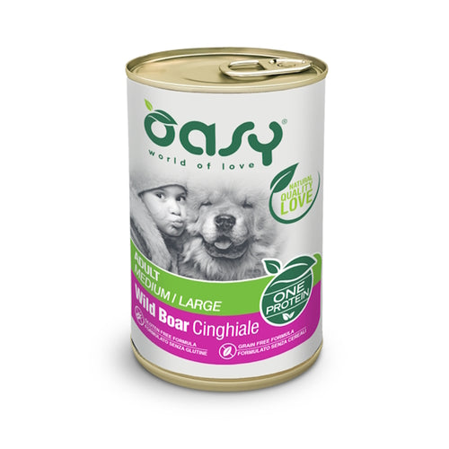 Oasy One Protein Adult paté - divji prašič - 400 g