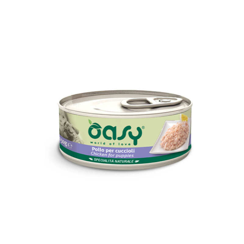Oasy Natural Range Puppy koščki v želeju - piščanec - 150 g - 150 g