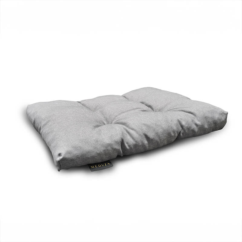 Meduza oglata blazina Lux iz tkanine, različne velikosti - siva - 100 x 70 cm