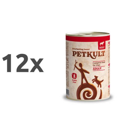 Petkult Dog Adult - govedina - 12 x 800 g