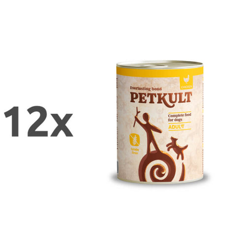 Petkult Dog Adult - piščanec - 12 x 800 g