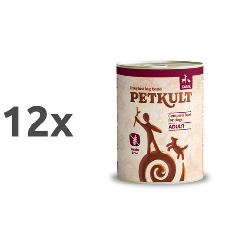 Petkult Dog Adult - divjačina - 12 x 800 g
