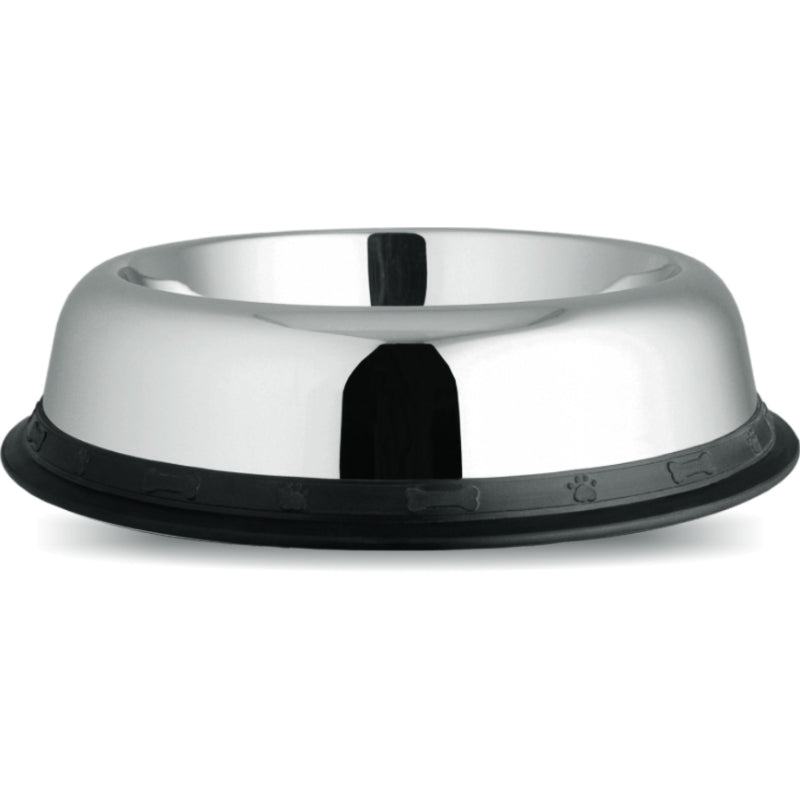 Kumar kovinska posodica Belly, gumiran rob s tačkami in kostmi - 15,5 cm / 0,25 l