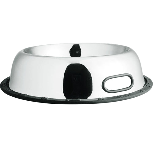 Kumar kovinska posoda Belly, gumiran rob s tačkami in kostmi - 29 cm / 1,7 l