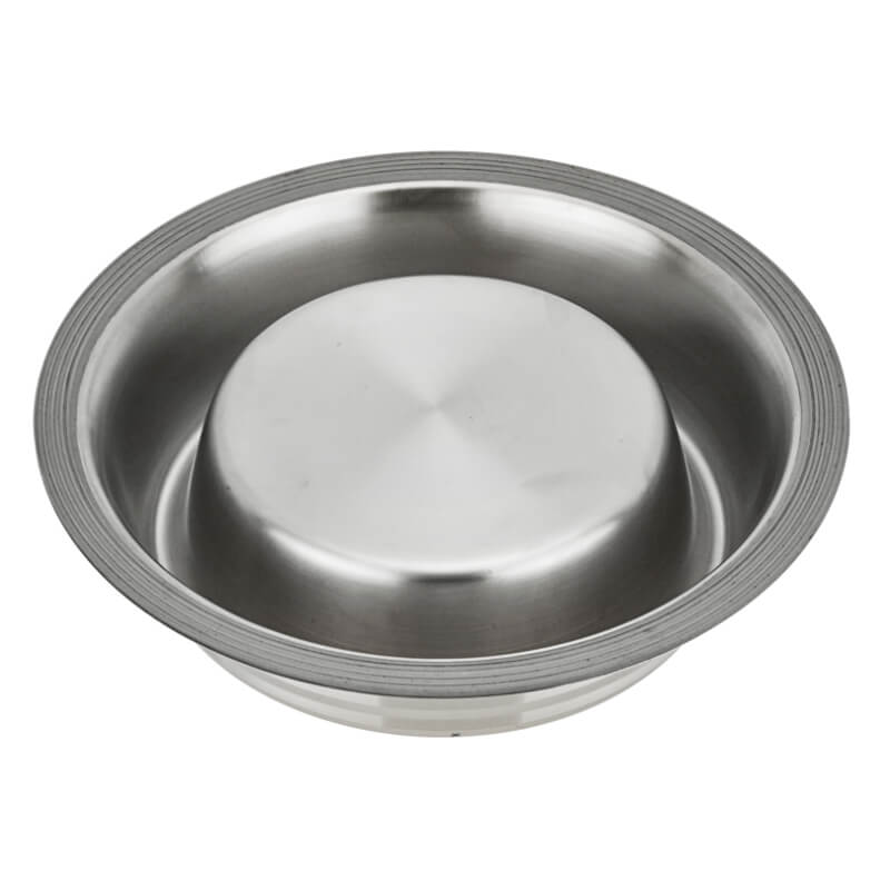 Kumar kovinska posoda krom, s črtami - 23 cm / 0,85 l (2)