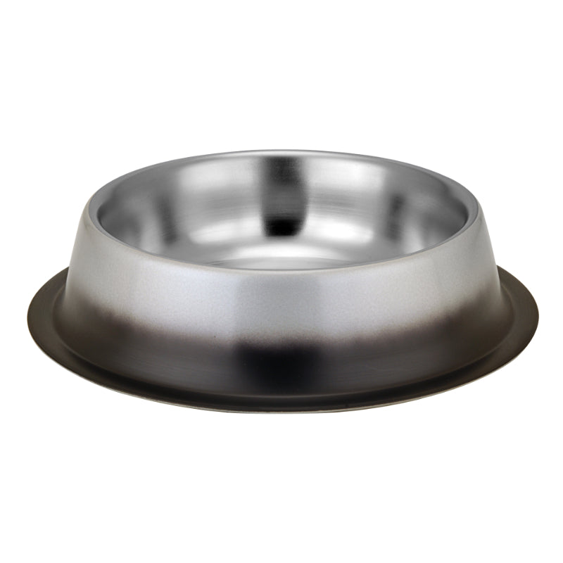 Kumar kovinska posodica z gumiranim robom, sivo črna - 19,5 cm / 0,45 l