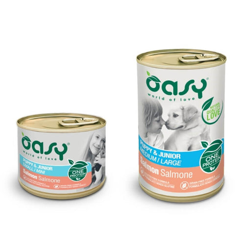 Oasy One Protein Puppy paté - losos