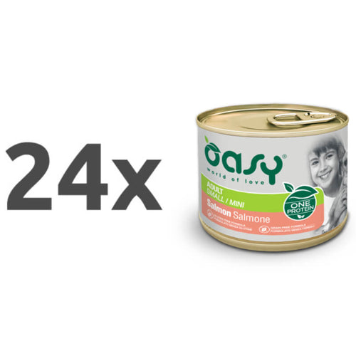 Oasy One Protein Adult paté - losos - 24 x 200 g