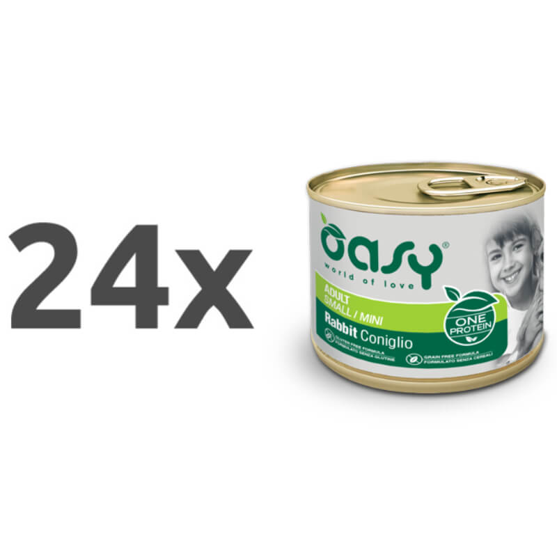 Oasy One Protein Adult paté - zajec - 24 x 200 g