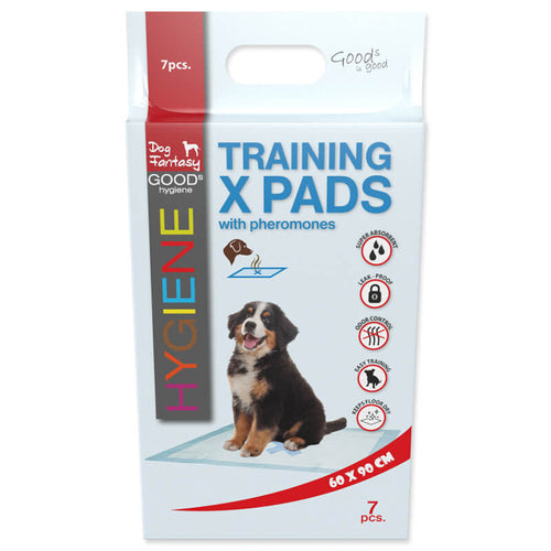 Dog Fantasy vpojna podloga Training X s feromoni (7 kos) - 60 x 90 cm