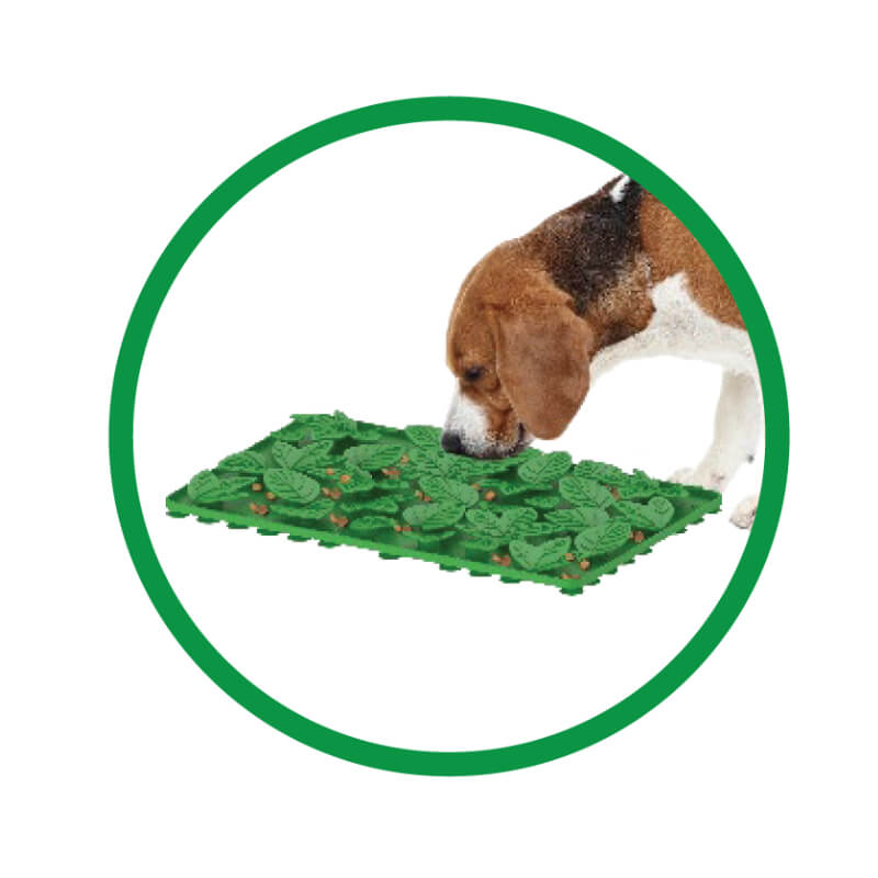 All For paws Dig It! noskalna in Lick Mat podloga, tropski listi - 41 x 25 cm (2)