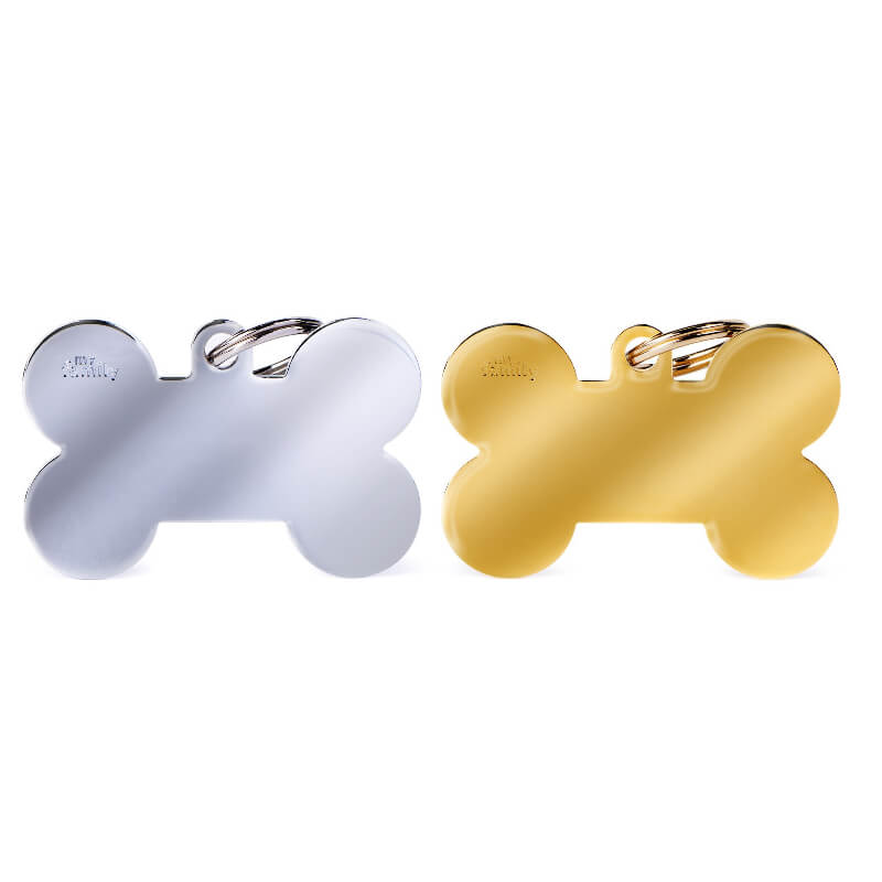 My Family identifikacijski obesek medenina, XL kost - GRAVIRANJE GRATIS!