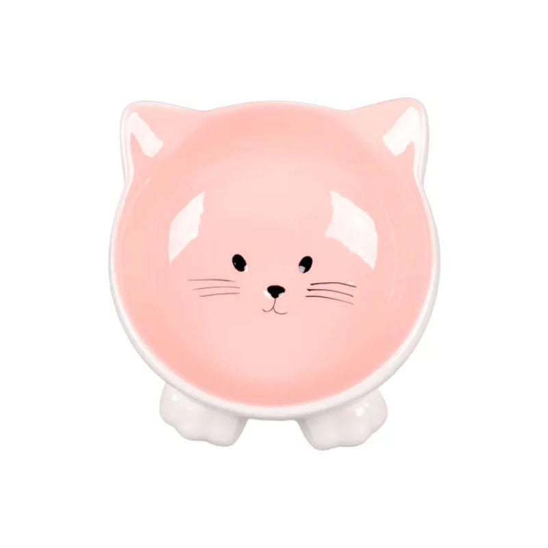 Flamingo keramična posodica Puzi, belo-roza - 125 ml / 13,8 x 8,6 cm (2)