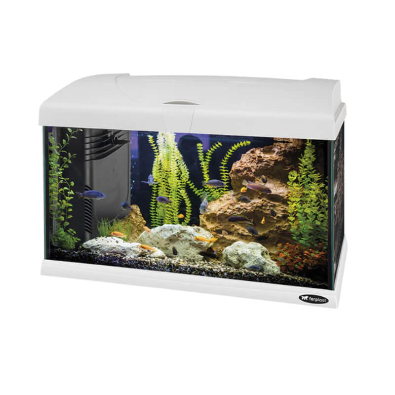 Hydor akvarijski set Capri 50 LED, bel - 40 L / 25 x 27 x 36 cm