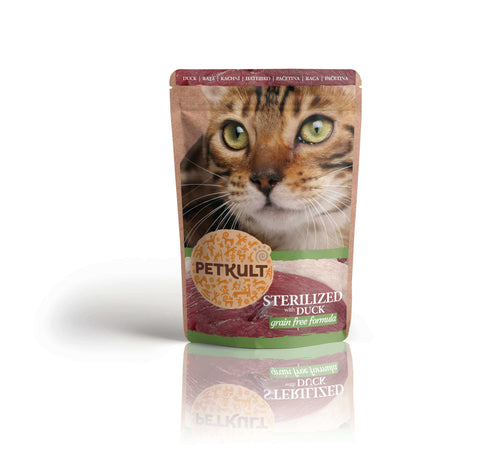 Petkult Cat Adult Sterilised - raca - 100 g