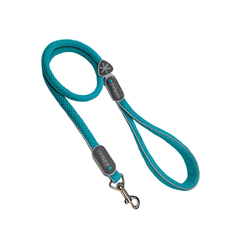 Coralpina povodec Cinquetorri - turkizen - 110 cm - 10 mm