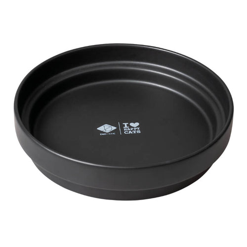 HappyCats keramična posodica Ace, črna - 850 ml / 20 x 20 x 4,5 cm