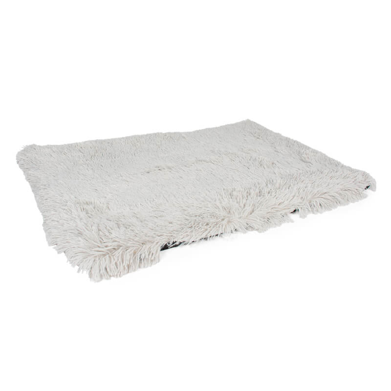 Duvo oglata blazina Bench Snug, svetlo siva - 76 x 53 cm